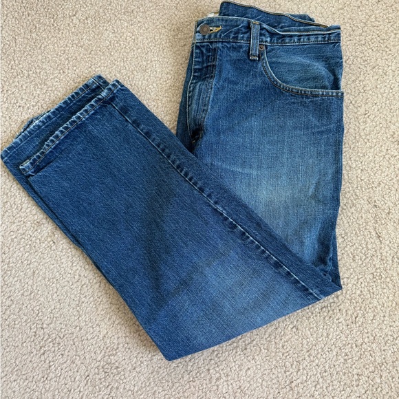 St. John's Bay Men's Straight Blue Jeans 36x29 - Picture 1 of 6
